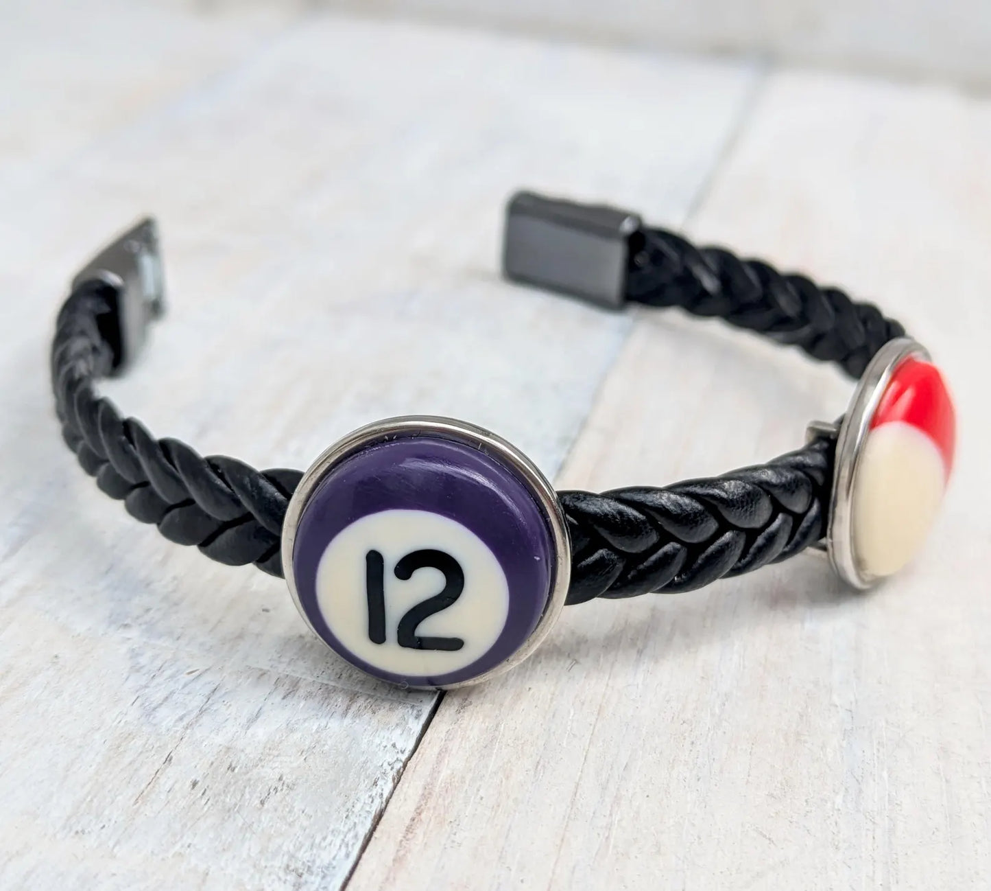 POOL BALL Leather Bracelets - Unisex Fashion Accesory