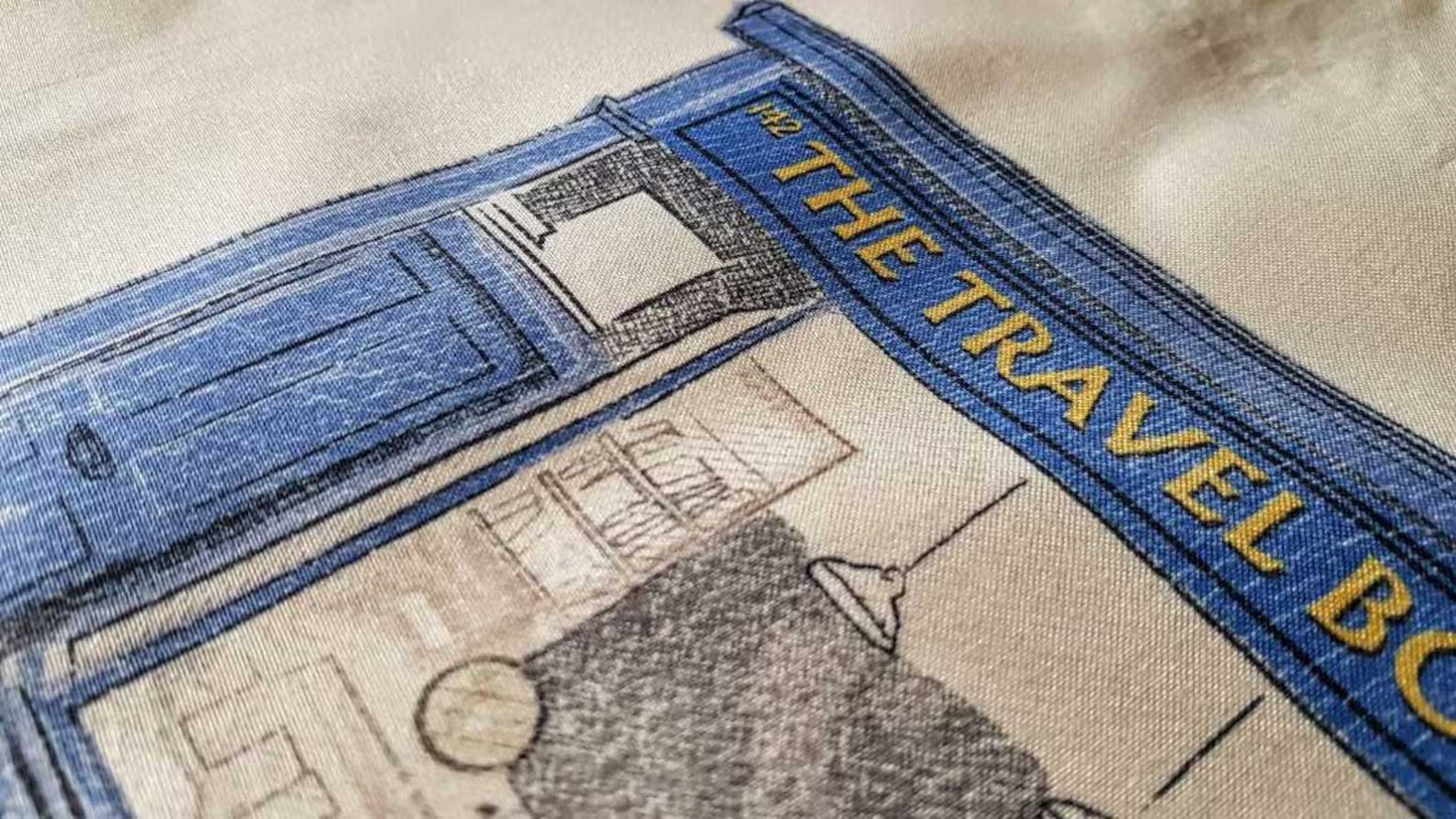 Notting Hill Travel Book Co. Retro Print Tote Shopping Bag