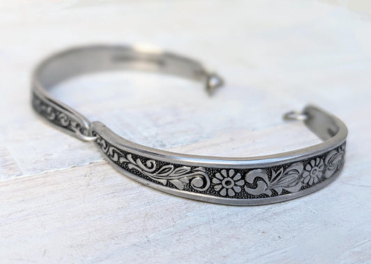 Stainless Steel Floral Handmade Bracelet