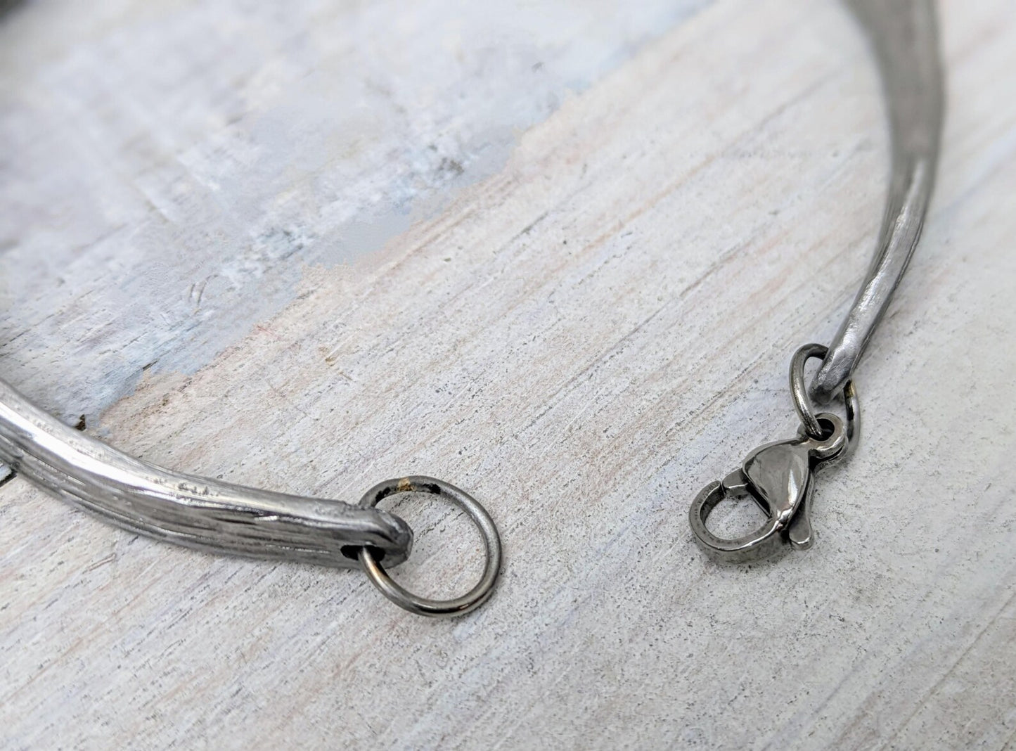 Stainless Steel Patterend Handmade Bracelet