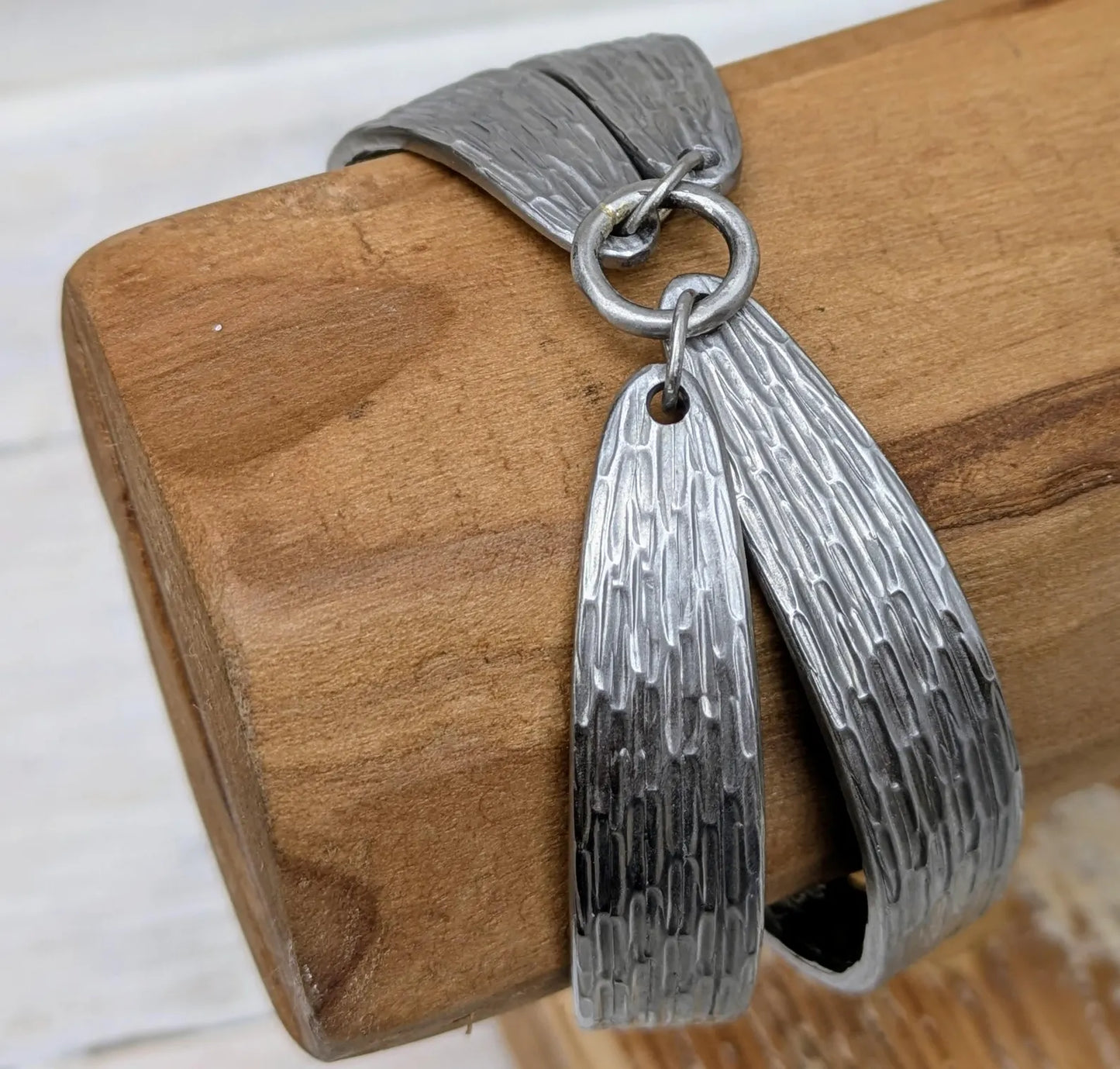 Stainless Steel Patterend Handmade Bracelet