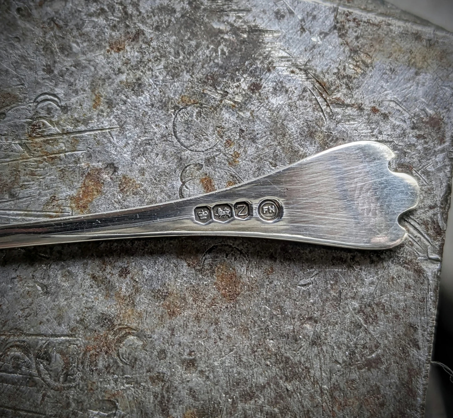 1967 Sheffield Sterling Silver Spoon Ring