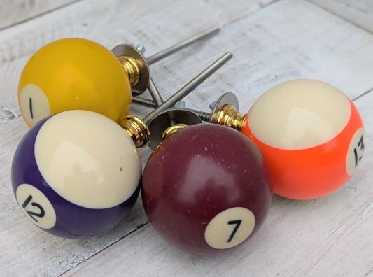 pool ball cabinet drawer pulls bundle