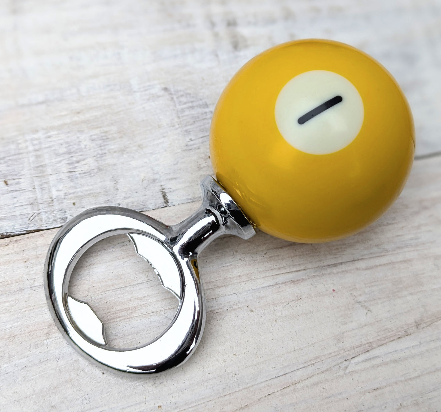 POOL BALL Beer Bottle Opener Repurposed Mancave Barware
