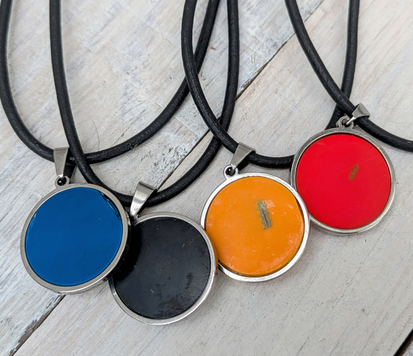POOL BALL Pendant and Necklace (Skinny Version)