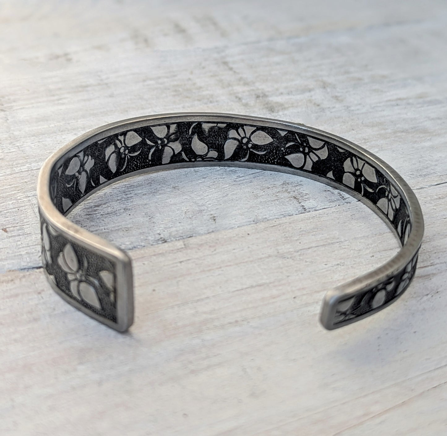 Stainless Steel Butterfly Cuff Bangle