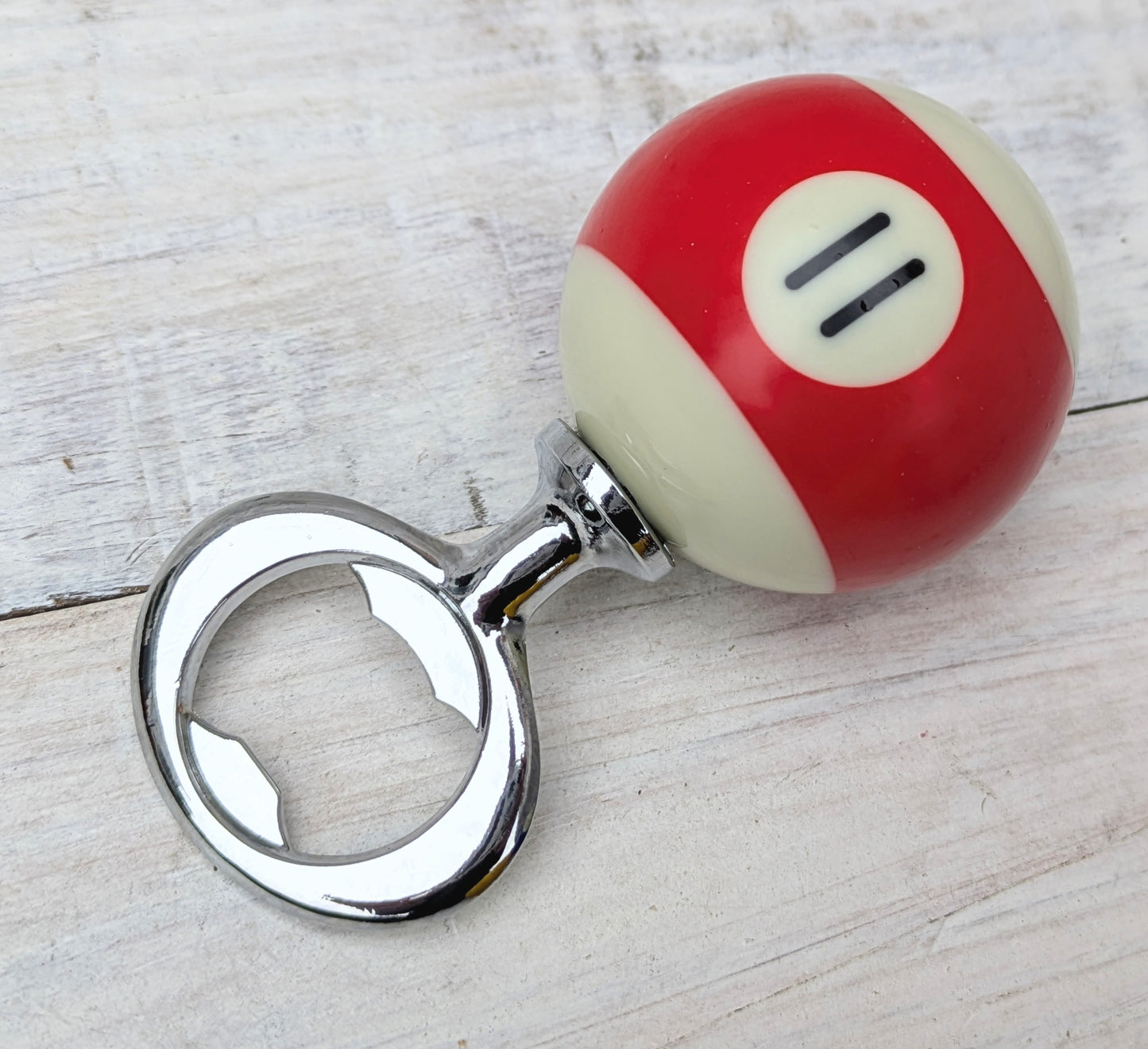 POOL BALL Beer Bottle Opener Repurposed Mancave Barware