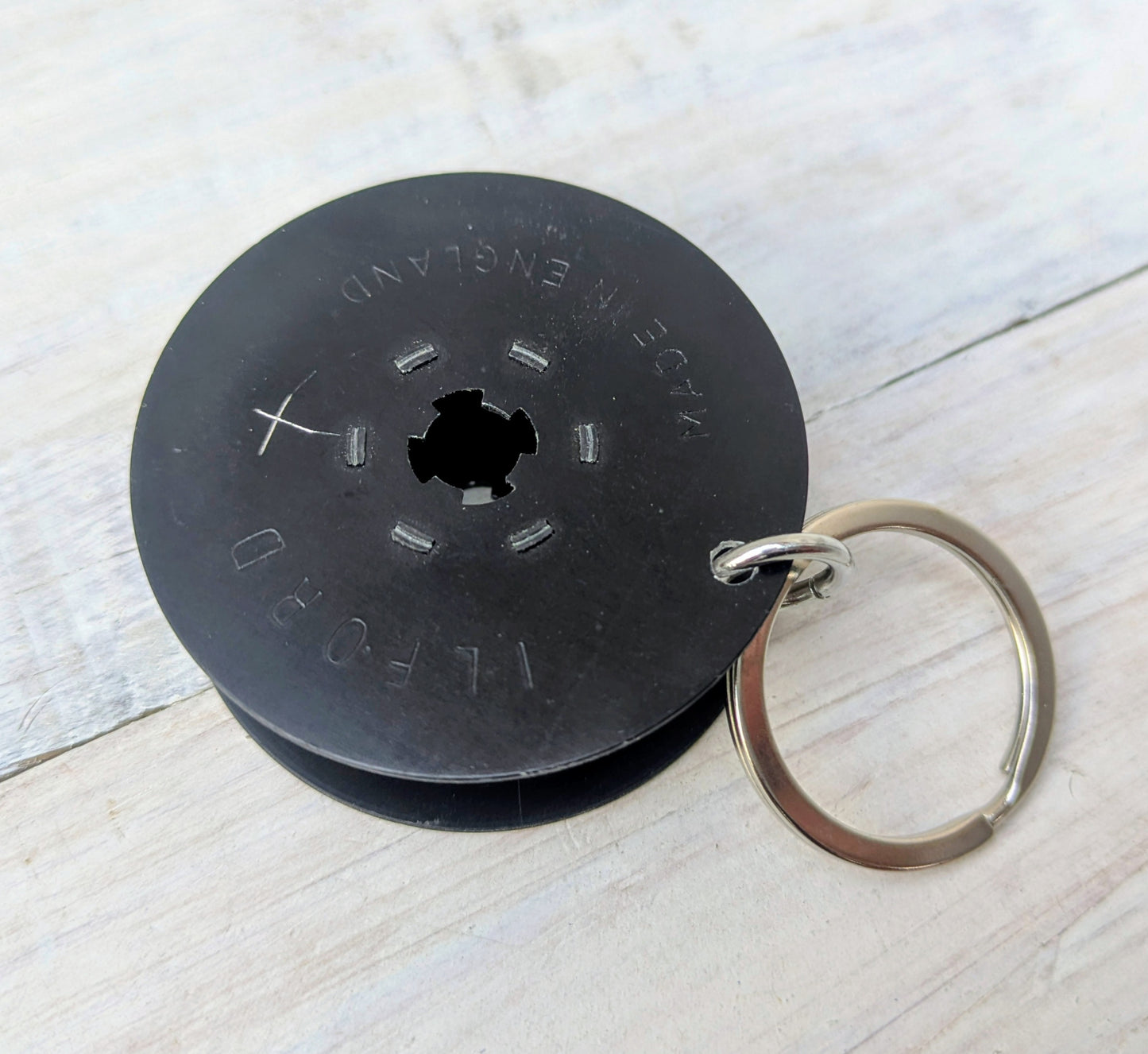Repurposed Cine SUPER 8 Camera Film Reel Bag Charm Key Ring