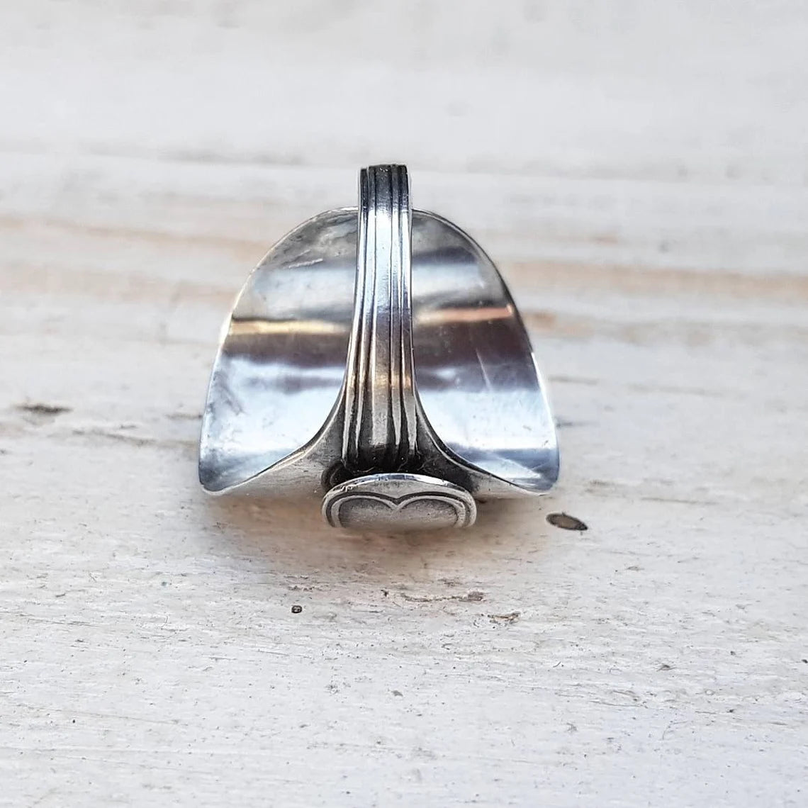 Sterling Silver - Vintage - Spoon Ring