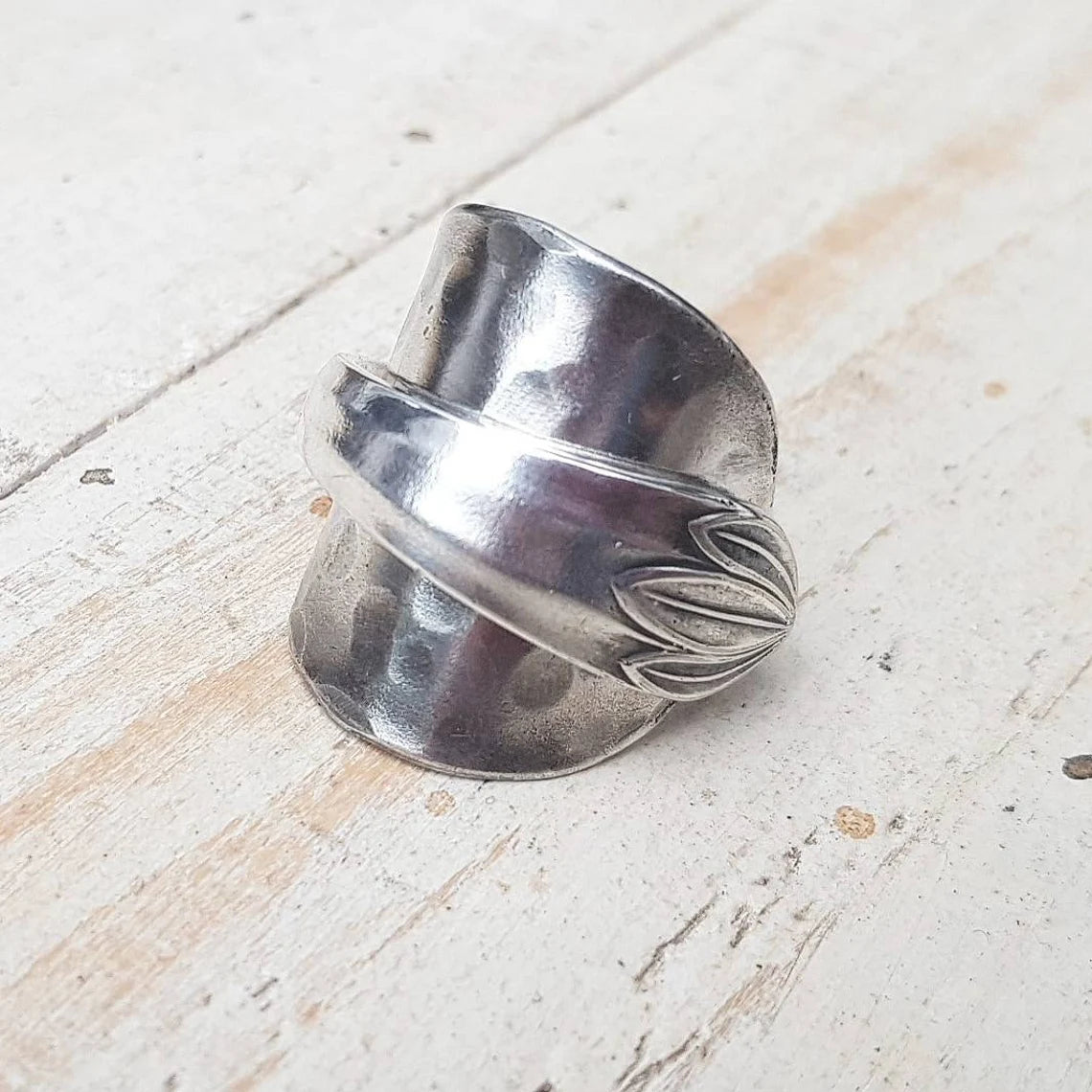 Vintage - Spoon Ring - Handmade Upcycled - Unisex Boho Jewelry
