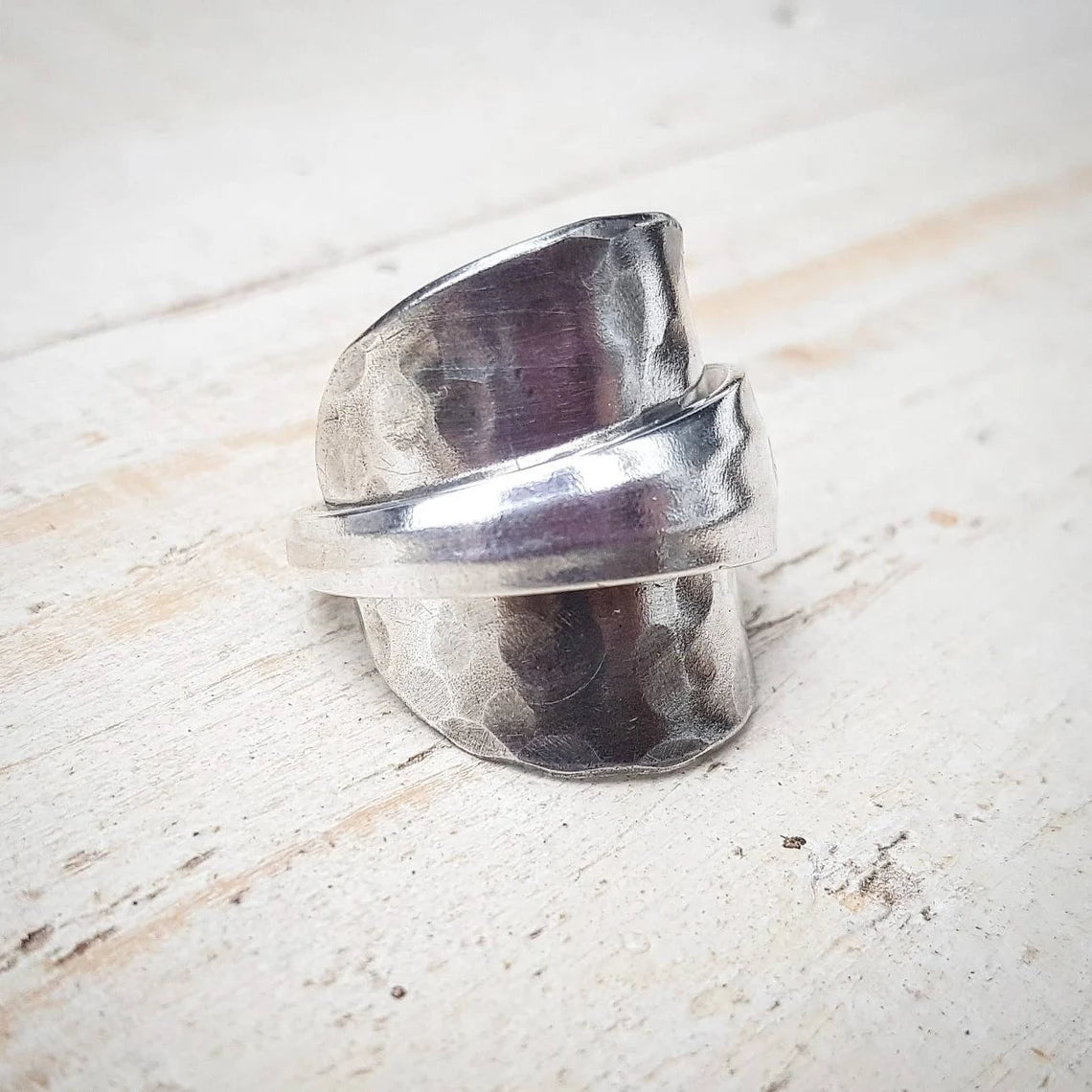 Vintage - Spoon Ring - Handmade Upcycled - Unisex Boho Jewelry