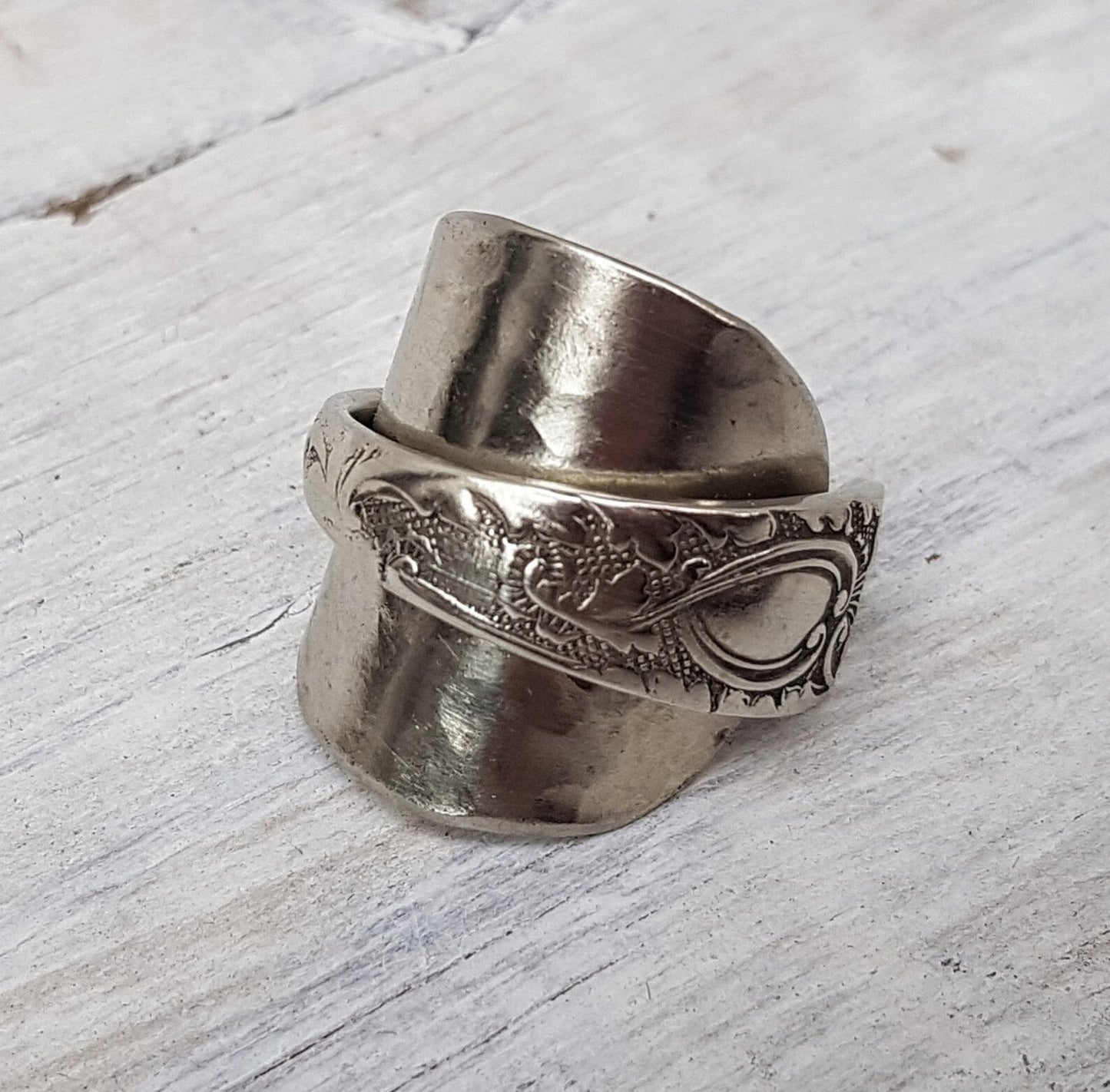 Unisex Vintage Spoon Ring - Upcycled Jewelry - Ladies / Men's - Handmade