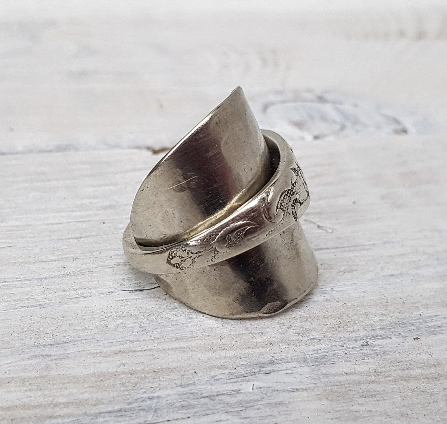 Unisex Vintage Spoon Ring - Upcycled Jewelry - Ladies / Men's - Handmade