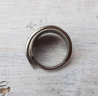 Unisex Vintage Spoon Ring - Upcycled Jewelry - Ladies / Men's - Handmade