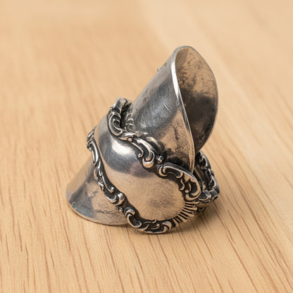 Sterling SILVER Sheffield 1911 Spoon Ring