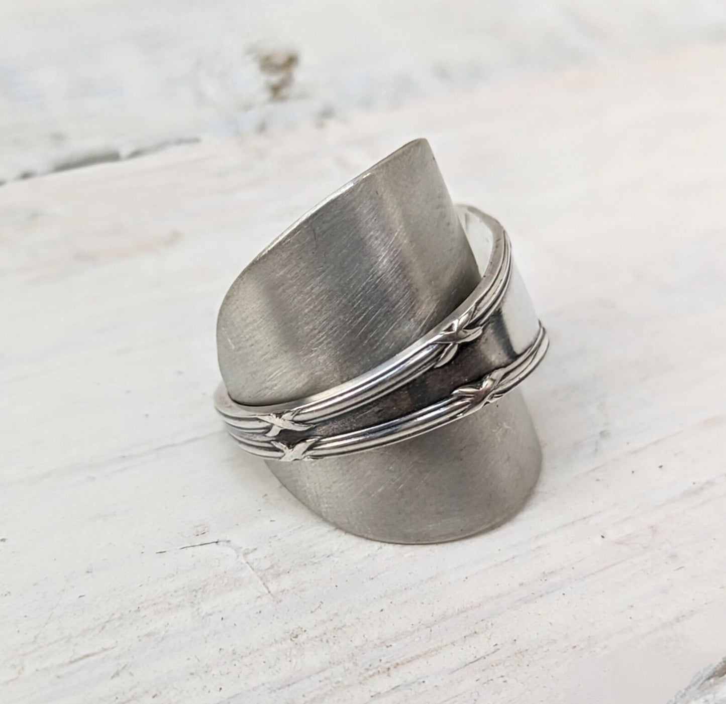 Sterling SILVER - 1912 Birmingham Spoon Ring