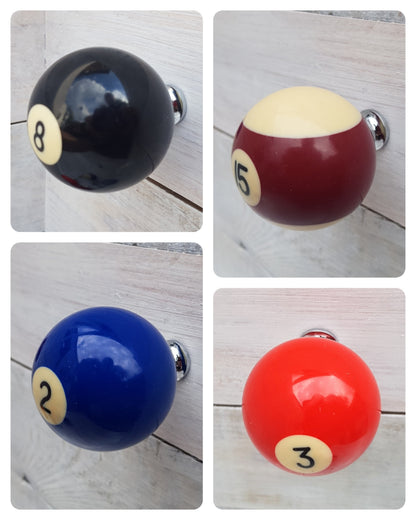 Single POOL BALL Drawer Cabinet Door Knob Handles