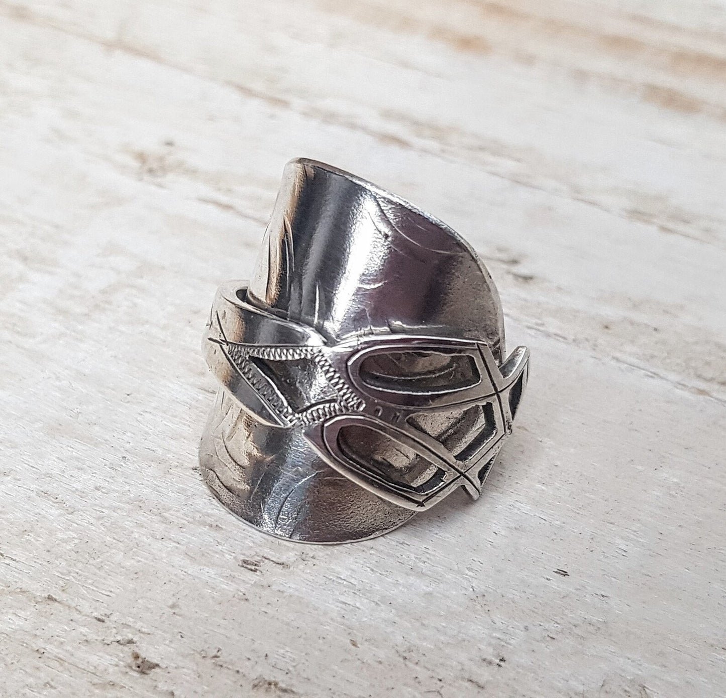 Vintage Art Deco Upcycled Spoon Ring - Men's / Ladies