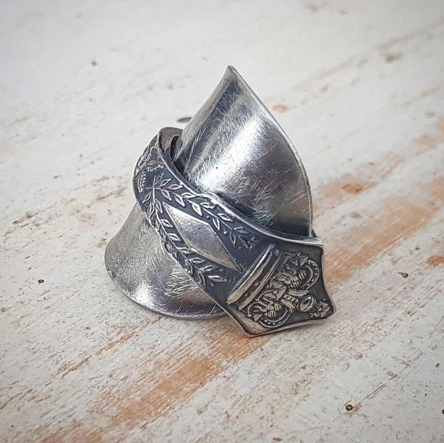 Vintage Crown Spoon Ring - Upcycled Jewelry - Ladies Men's