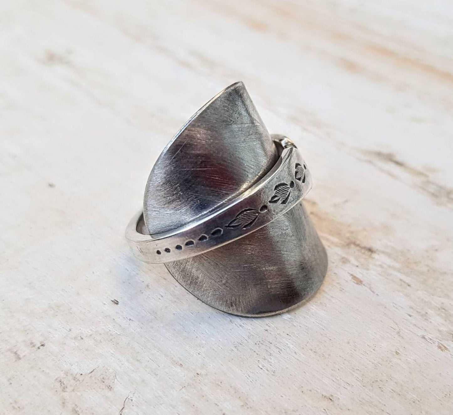 Vintage Spoon Ring Unisex Boho Style Jewelry