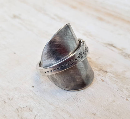 Vintage Spoon Ring Unisex Boho Style Jewelry