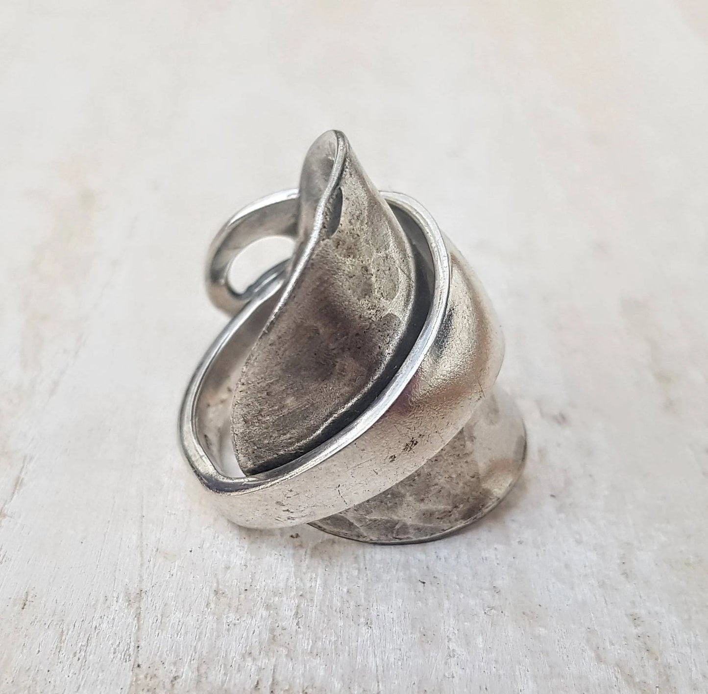 Vintage Unisex Spoon Ring - Men's / Ladies Upcycled Boho Jewelry