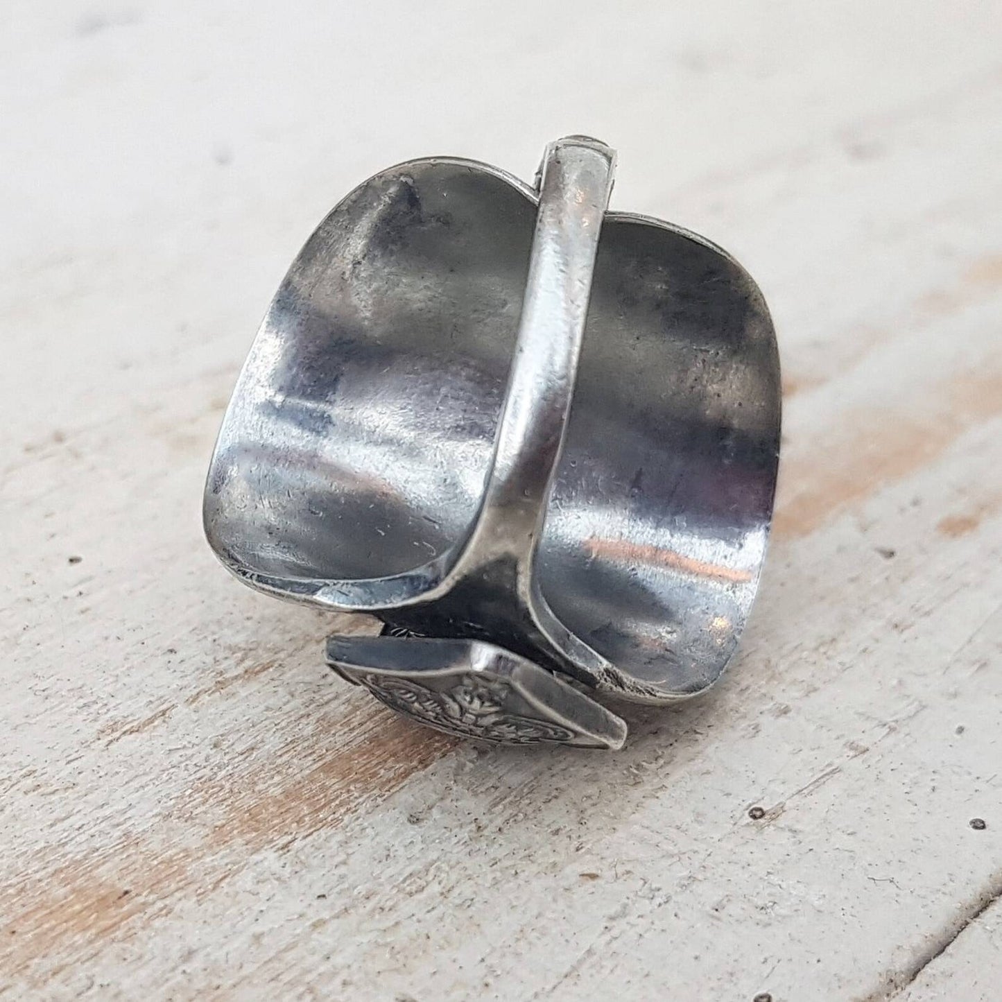 Vintage Crown Spoon Ring - Upcycled Jewelry - Ladies Men's