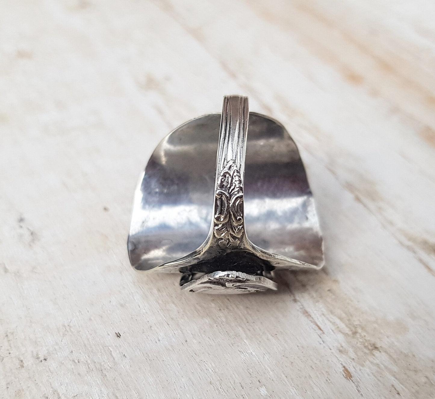 Vintage Spoon Ring - Men's / Ladies - Handmade Unisex Floral Jewelry