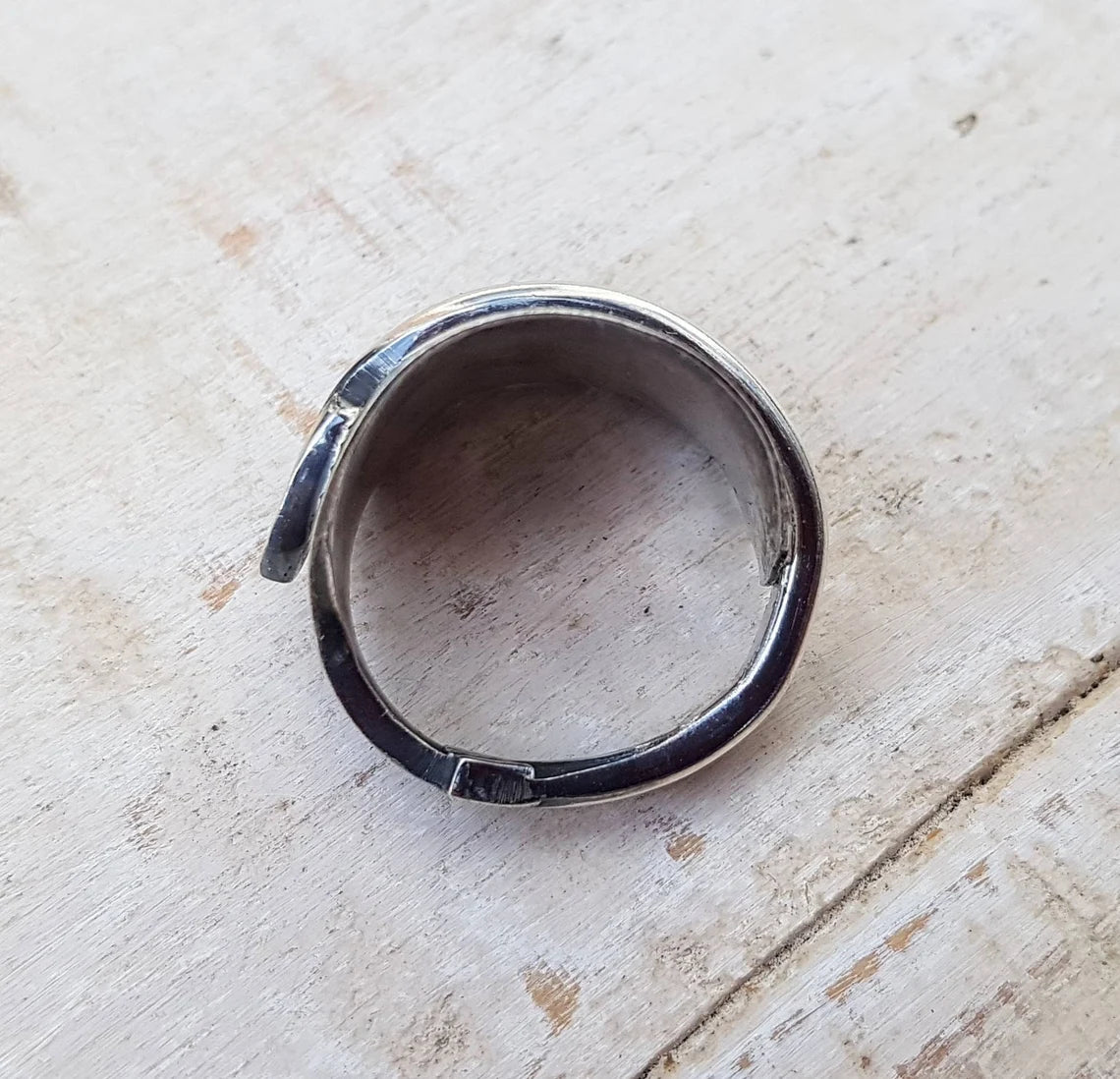 Unisex - Vintage Spoon Ring - Upcycled Boho - Gothic Jewelry - Handmade