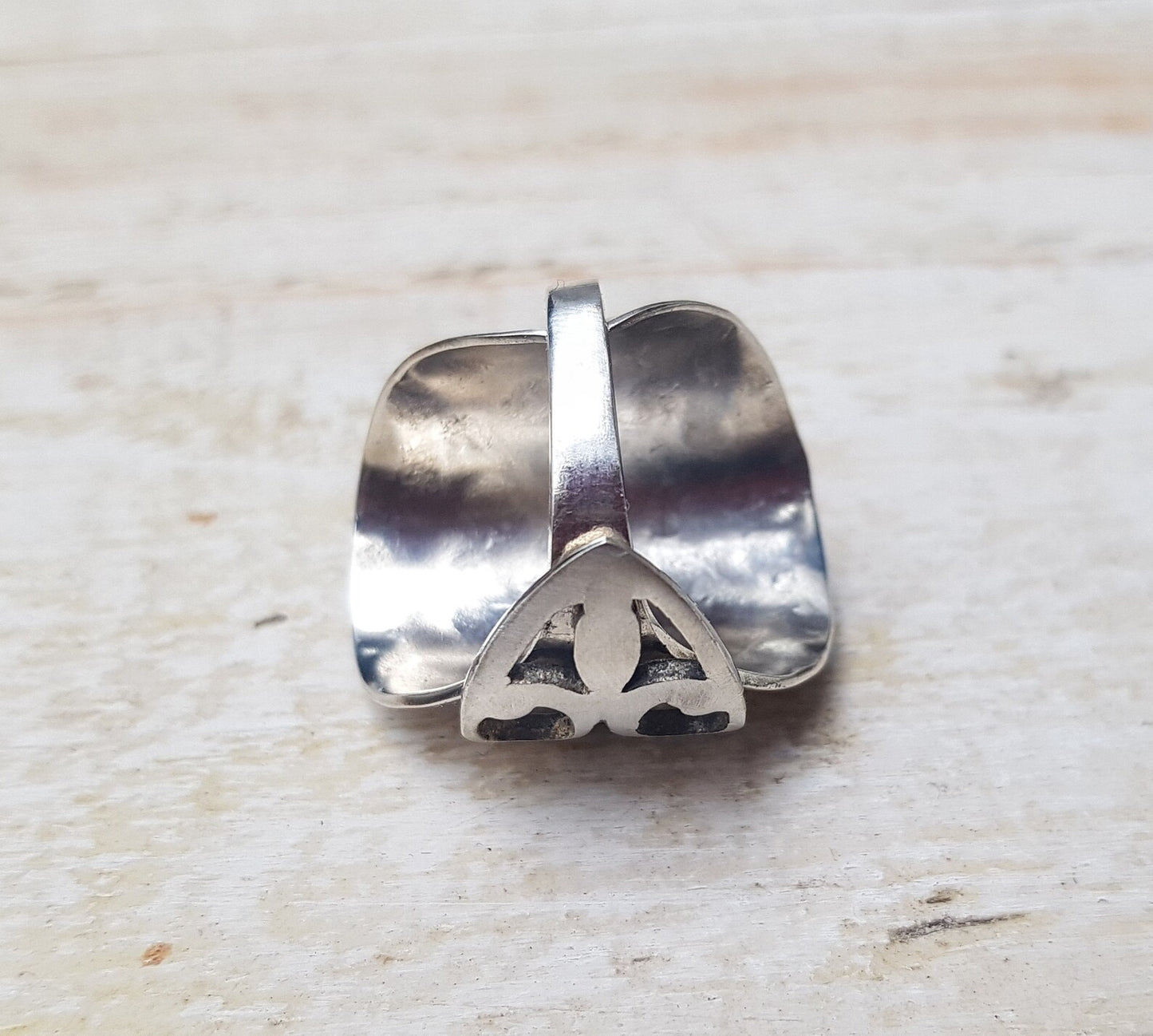 Vintage - Spoon Ring - Handmade - Upcycled - Mens - Ladies Boho Floral Jewelry