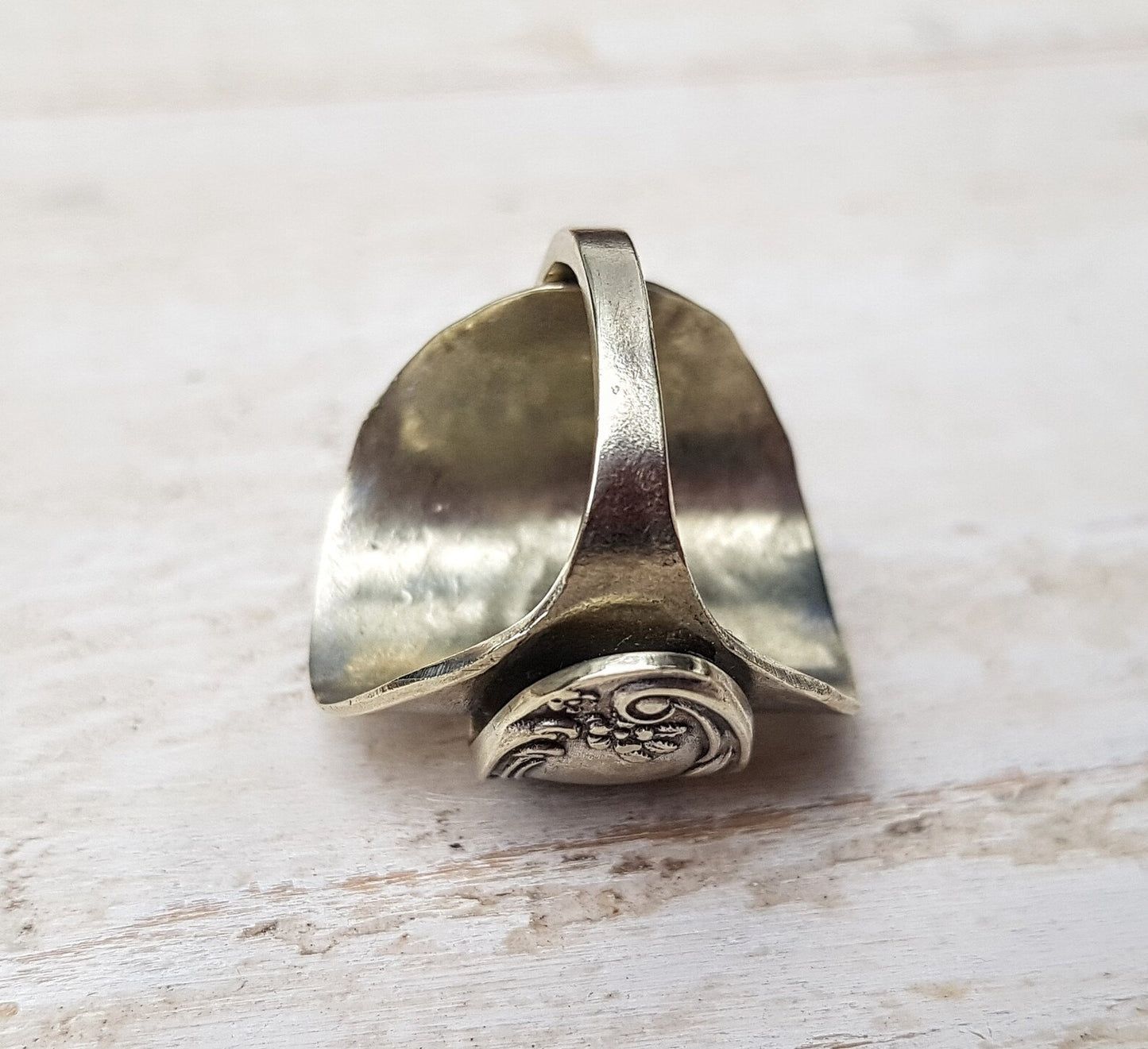 Vintage Spoon Ring - Men's / Ladies - Handmade Unisex Floral Jewelry