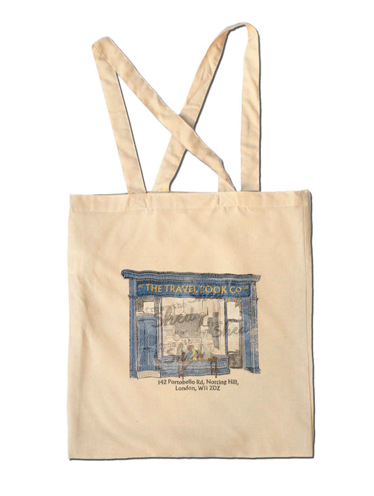 Notting Hill - Travel Book Co. - Retro - Shopping Bag - Movie - London Book Shop - 90s Comedy - Rom Com