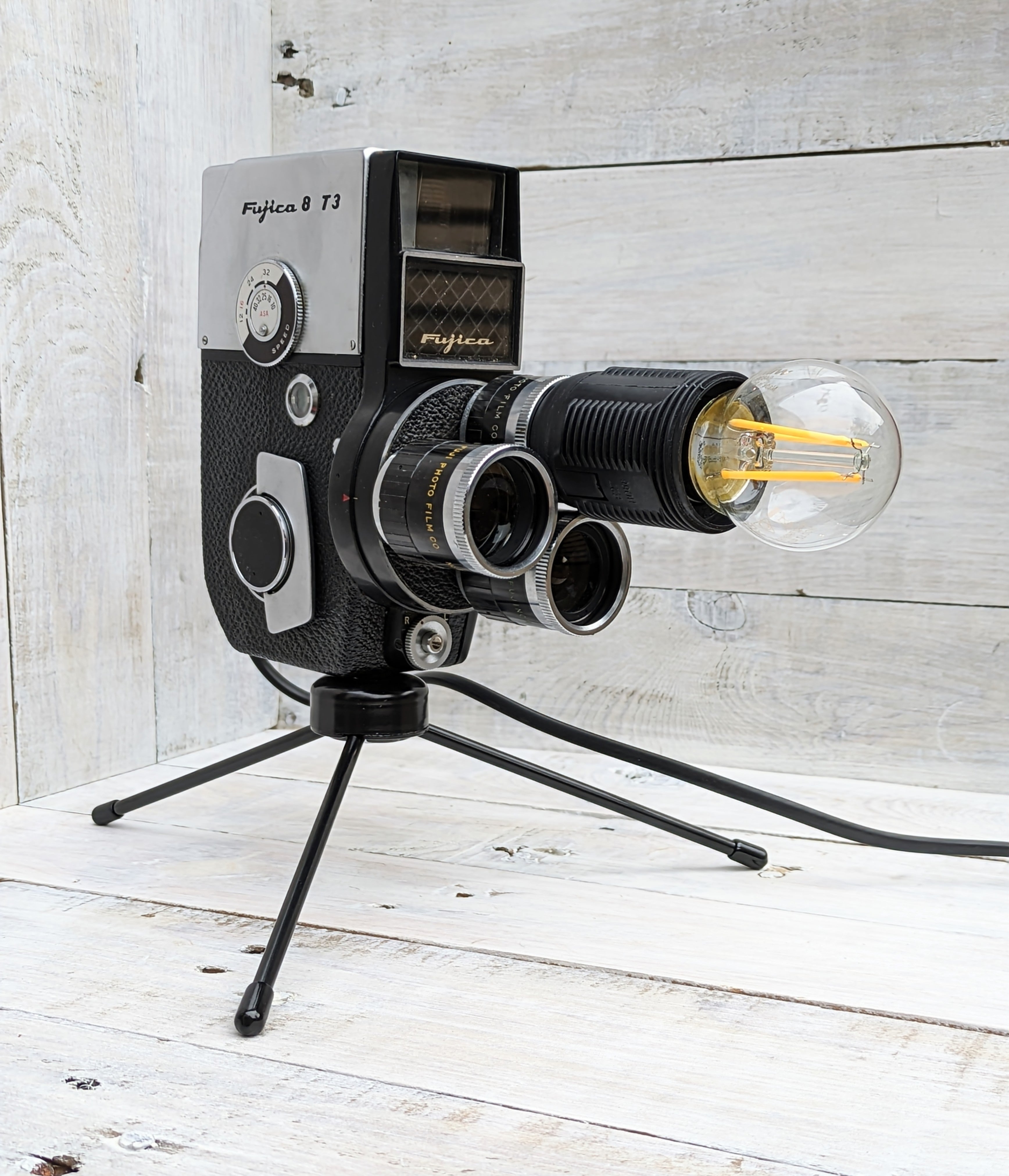 Movie camera clearance desk lamp