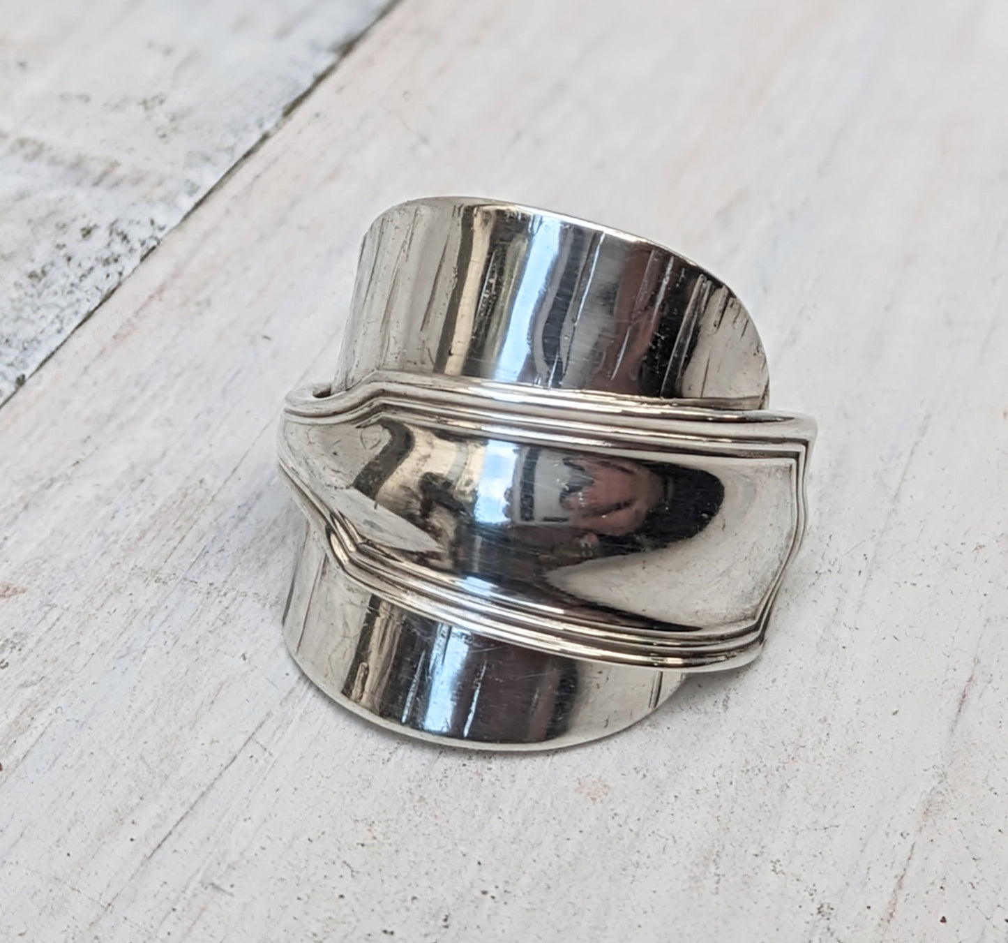 1923 Sterling Silver Unisex - Spoon Ring