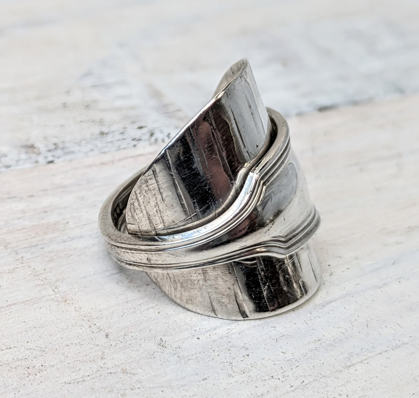 1923 Sterling Silver Unisex - Spoon Ring