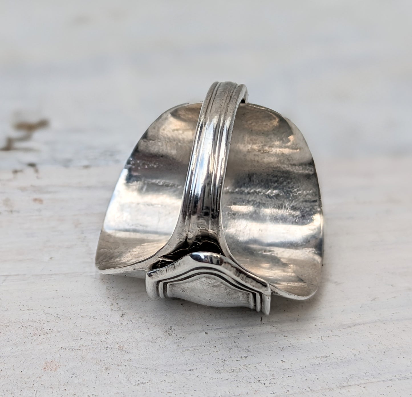 1923 Sterling Silver Unisex - Spoon Ring