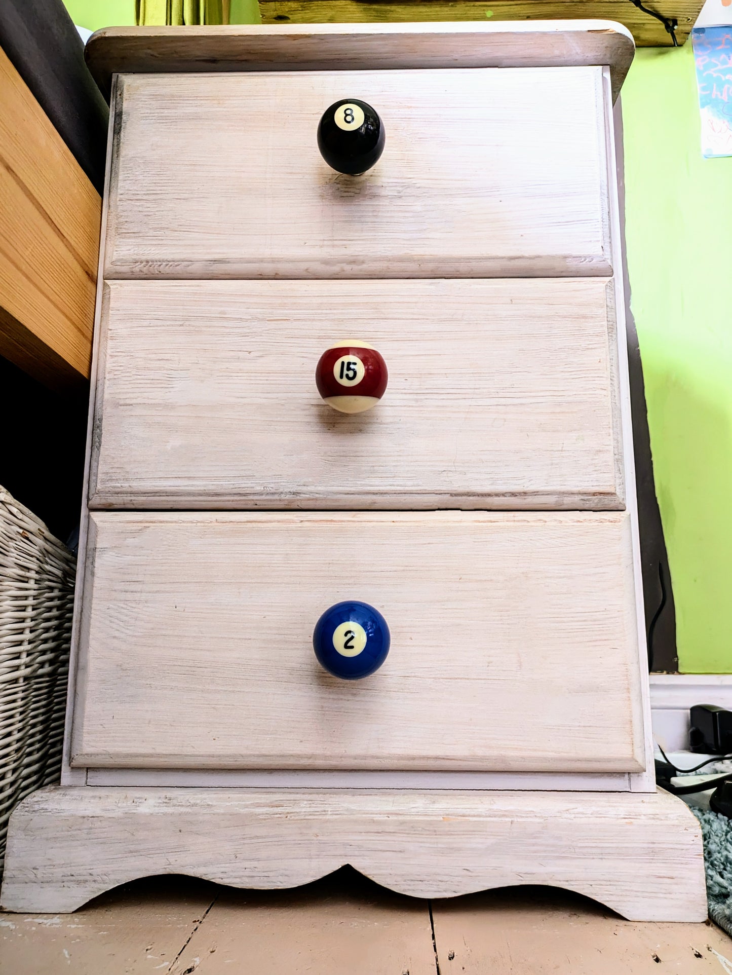 pool billiard ball drawer pulls