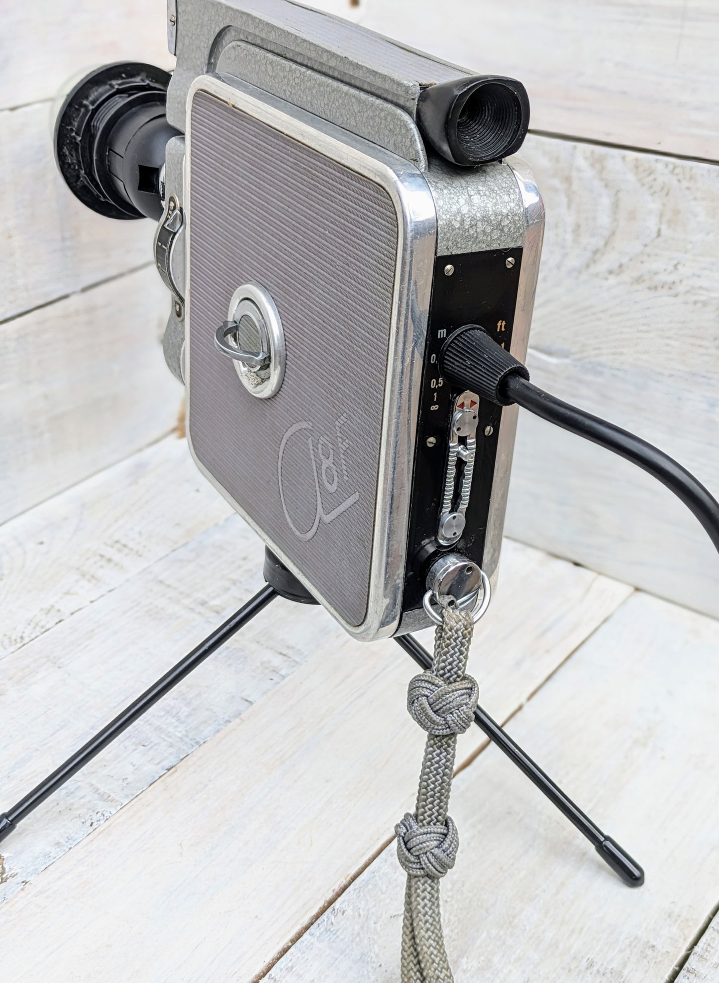 1960s Repurposed Vintage Cine Movie Camera Desk Lamp