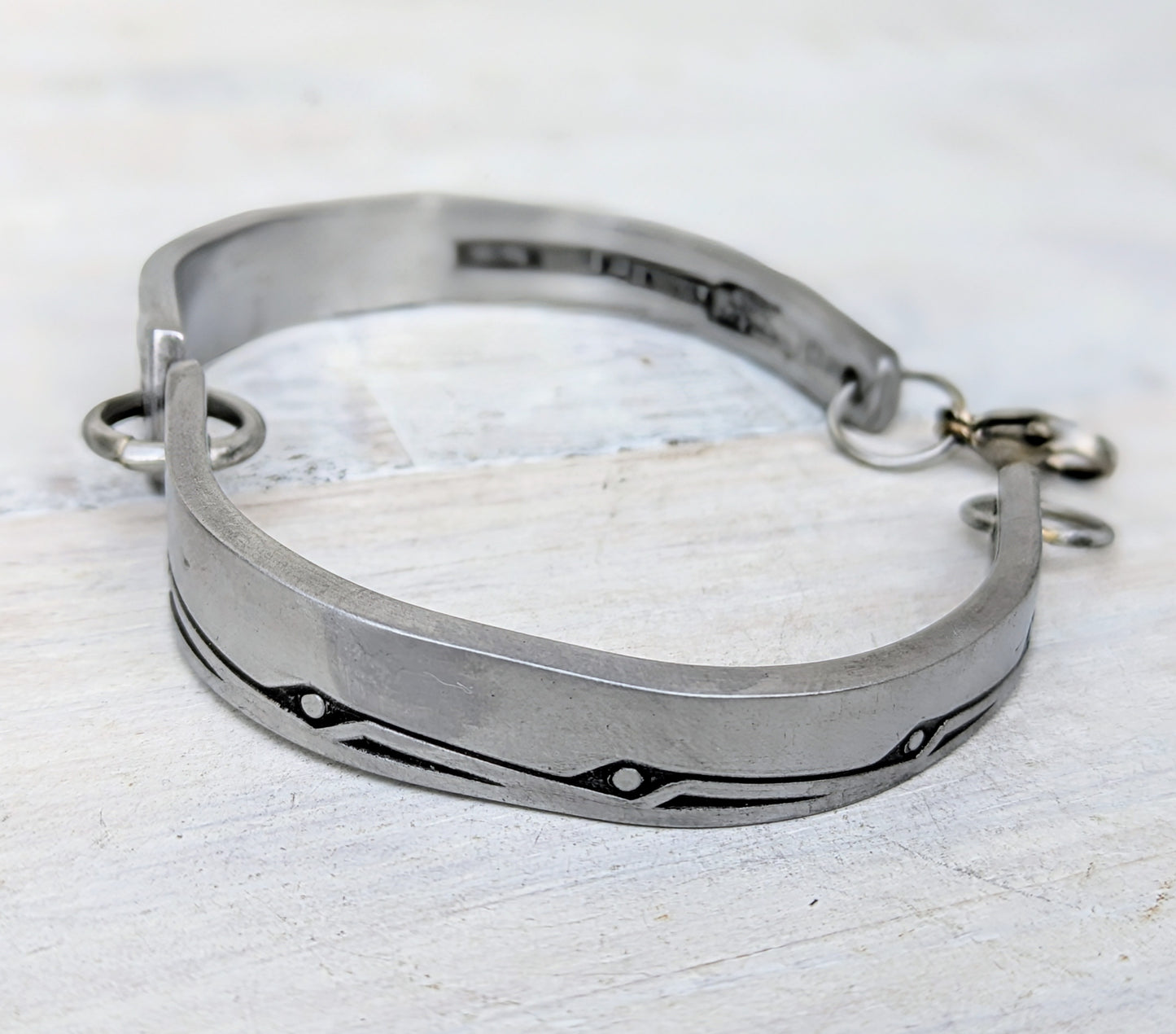 Stainless Steel Unisex Handmade Floral Bracelet