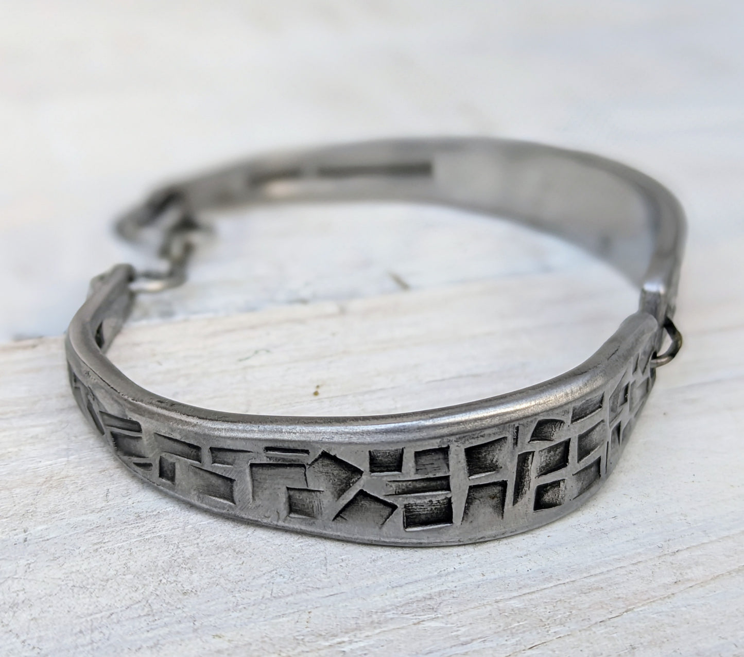 Stainless Steel Unisex Handmade Mosaic Pattern Bracelet