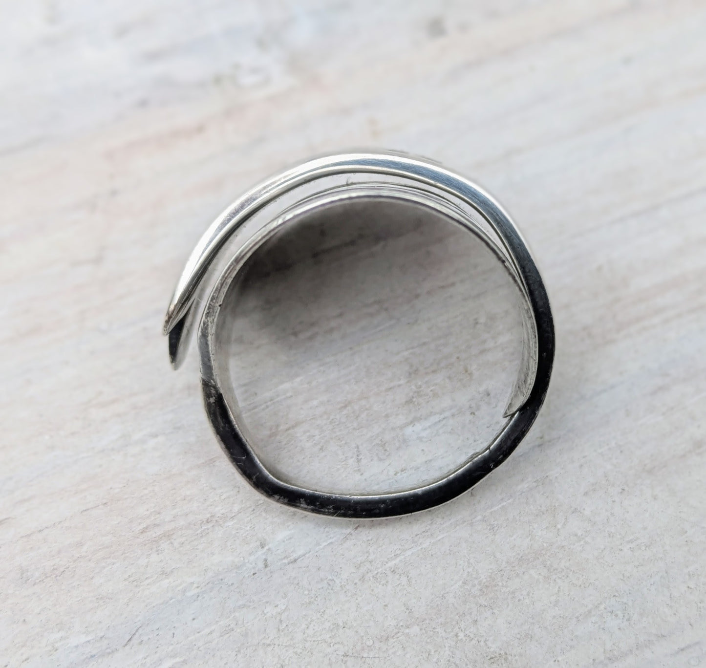 1967 Sheffield Sterling Silver Spoon Ring