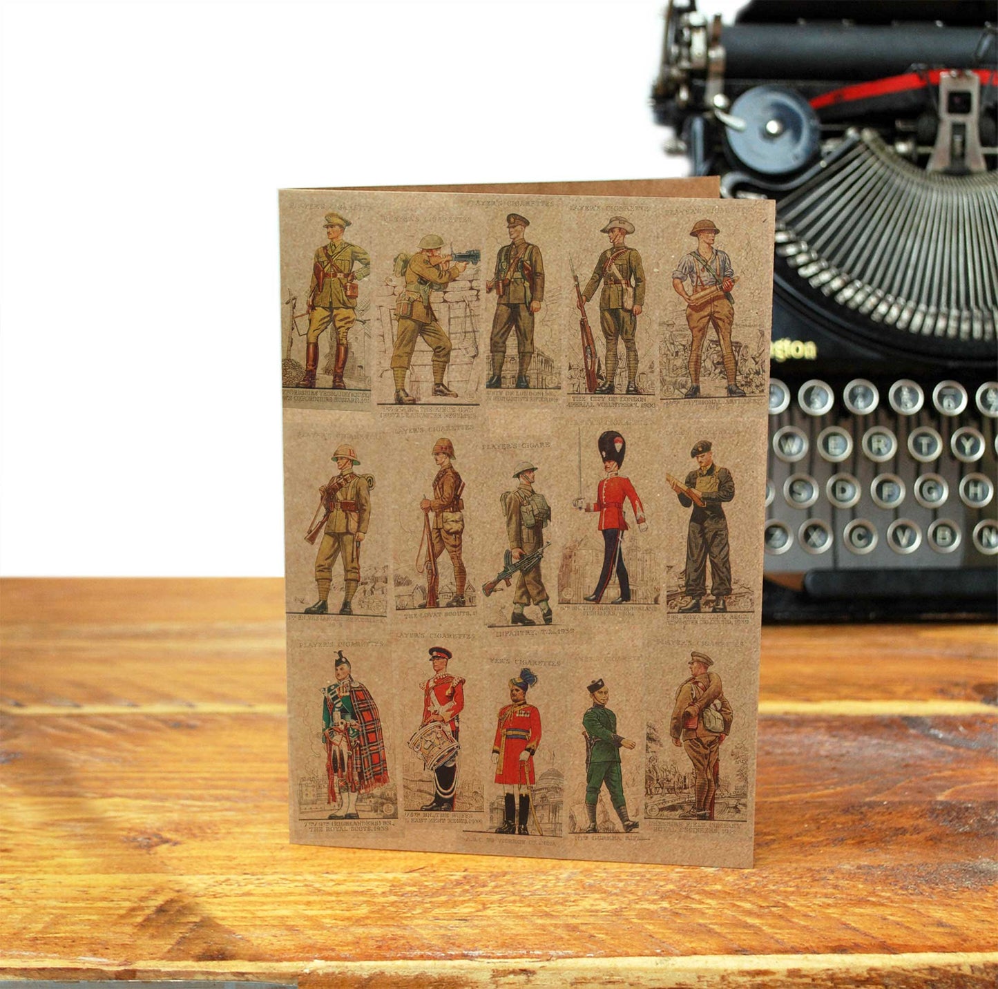 vintage-soldiers-cigarette-card-greeting-card