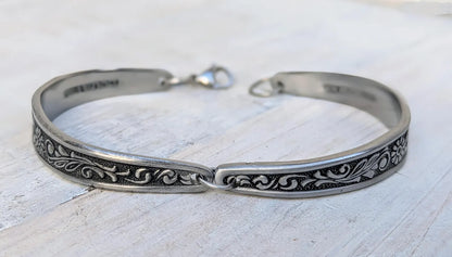 Stainless Steel Floral Handmade Bracelet