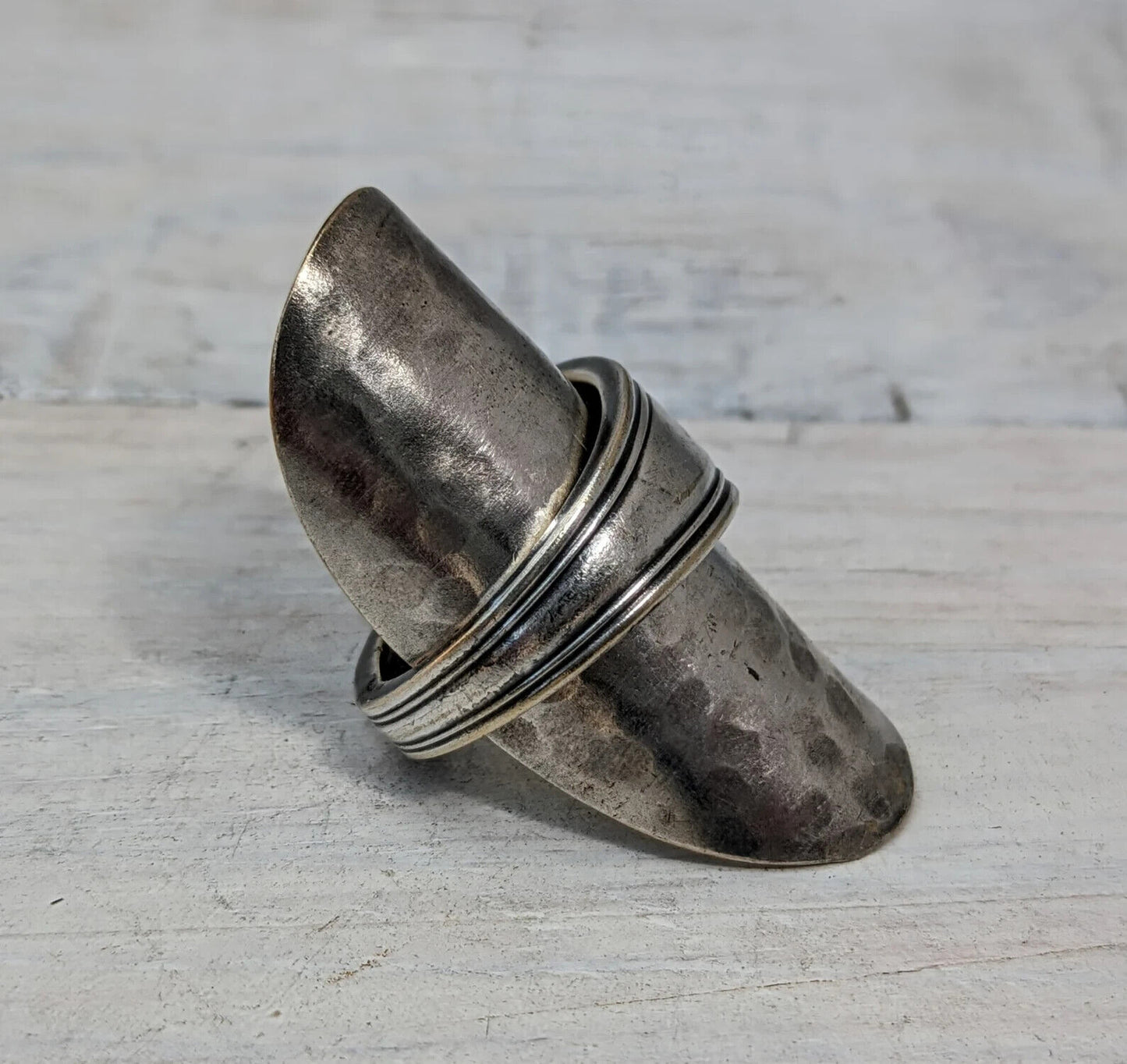 LARGE Vintage Baby Spoon Ring Upcycled Jewelry