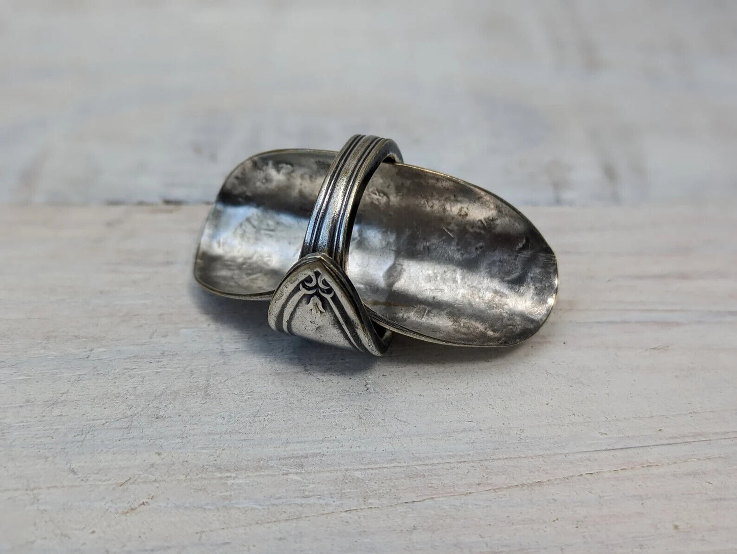 LARGE Vintage Baby Spoon Ring Upcycled Jewelry