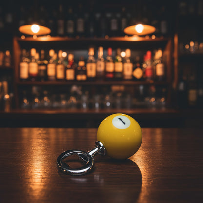 POOL BALL Beer Bottle Opener Repurposed Mancave Barware