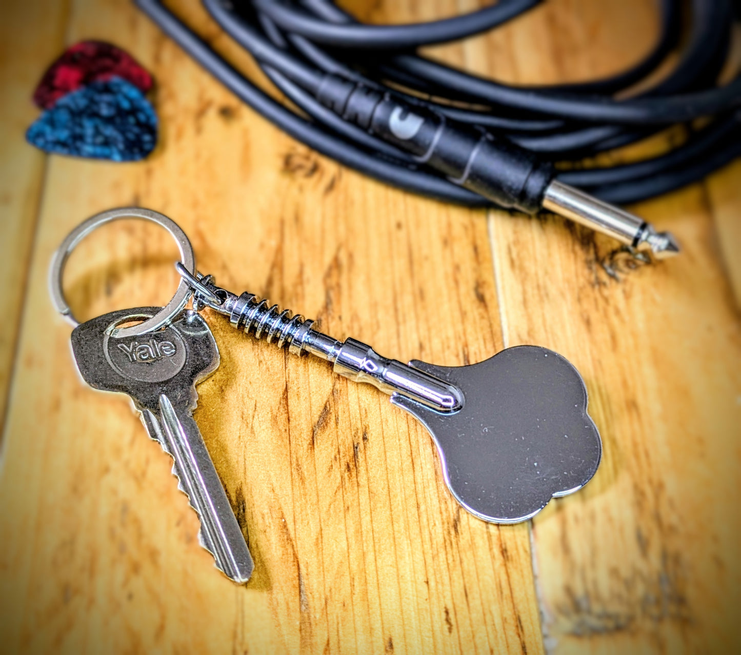 musician accessory key ring