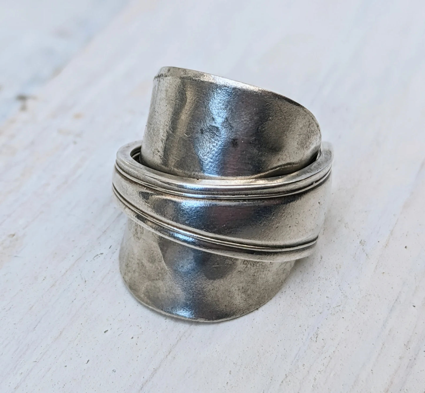 Vintage Spoon Ring - Upcycled Boho Jewelry - Unisex Ladies / Men's Jewelry