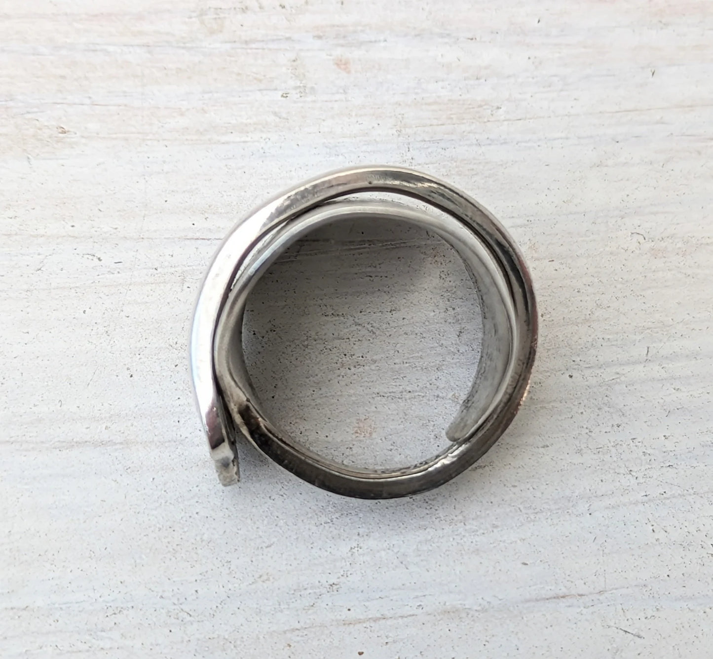 Vintage Spoon Ring - Upcycled Boho Jewelry - Unisex Ladies / Men's Jewelry