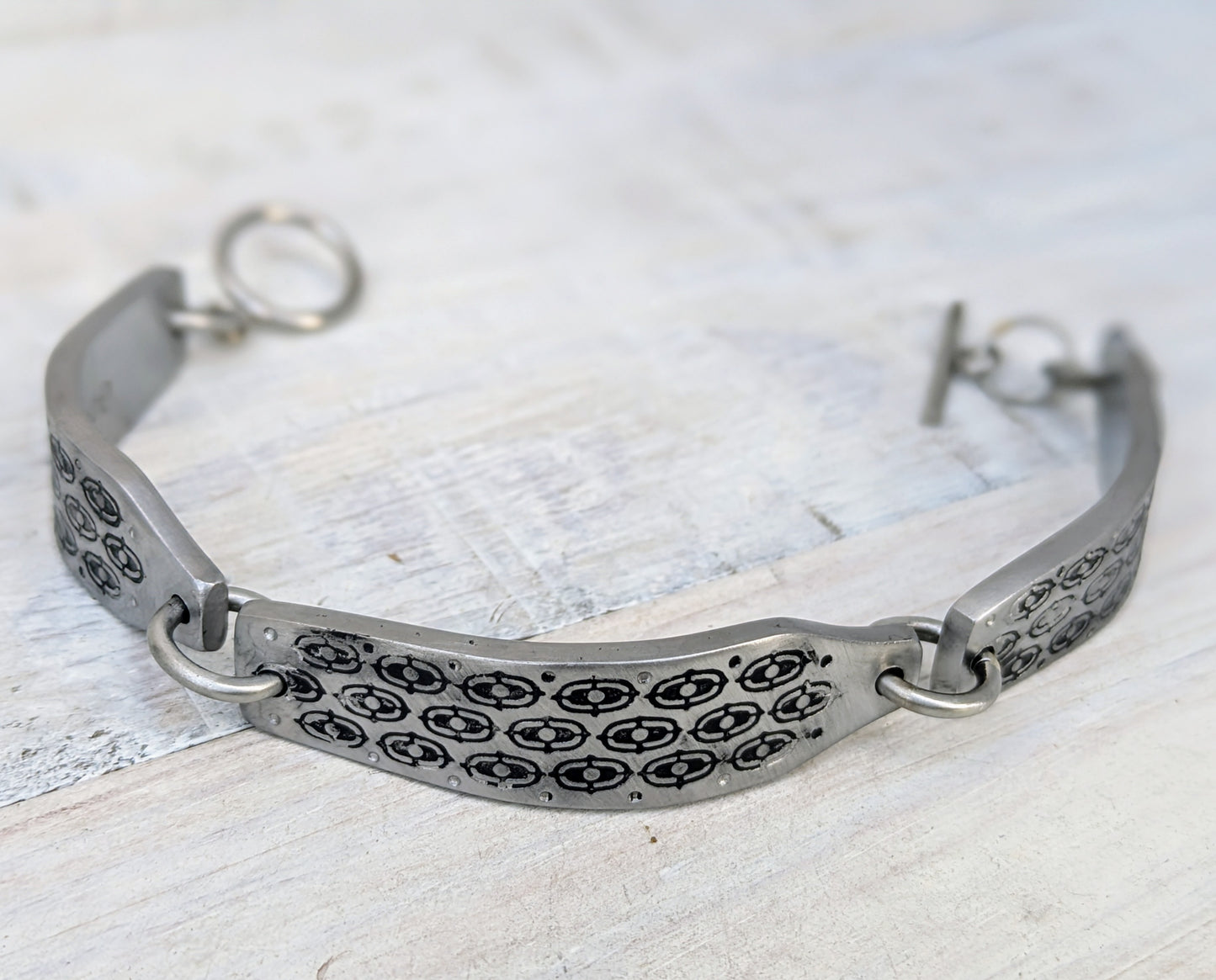 flatware chunky bracelet